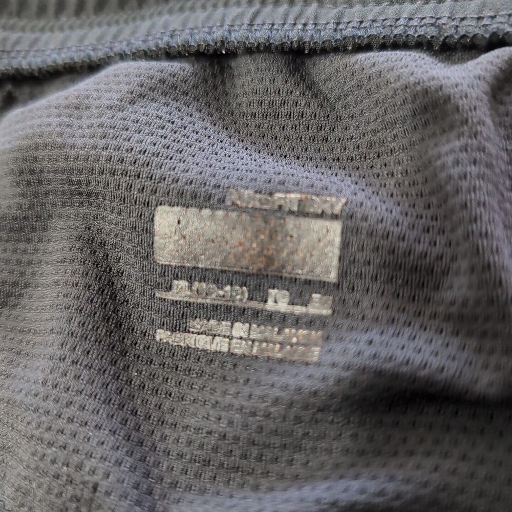 Nike Sport Pants 28X20 Training Track Joggers Cropped Length Black Striped XL - Picture 6 of 11